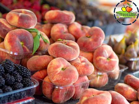 خرید میوه هلو انجیری زعفرانی